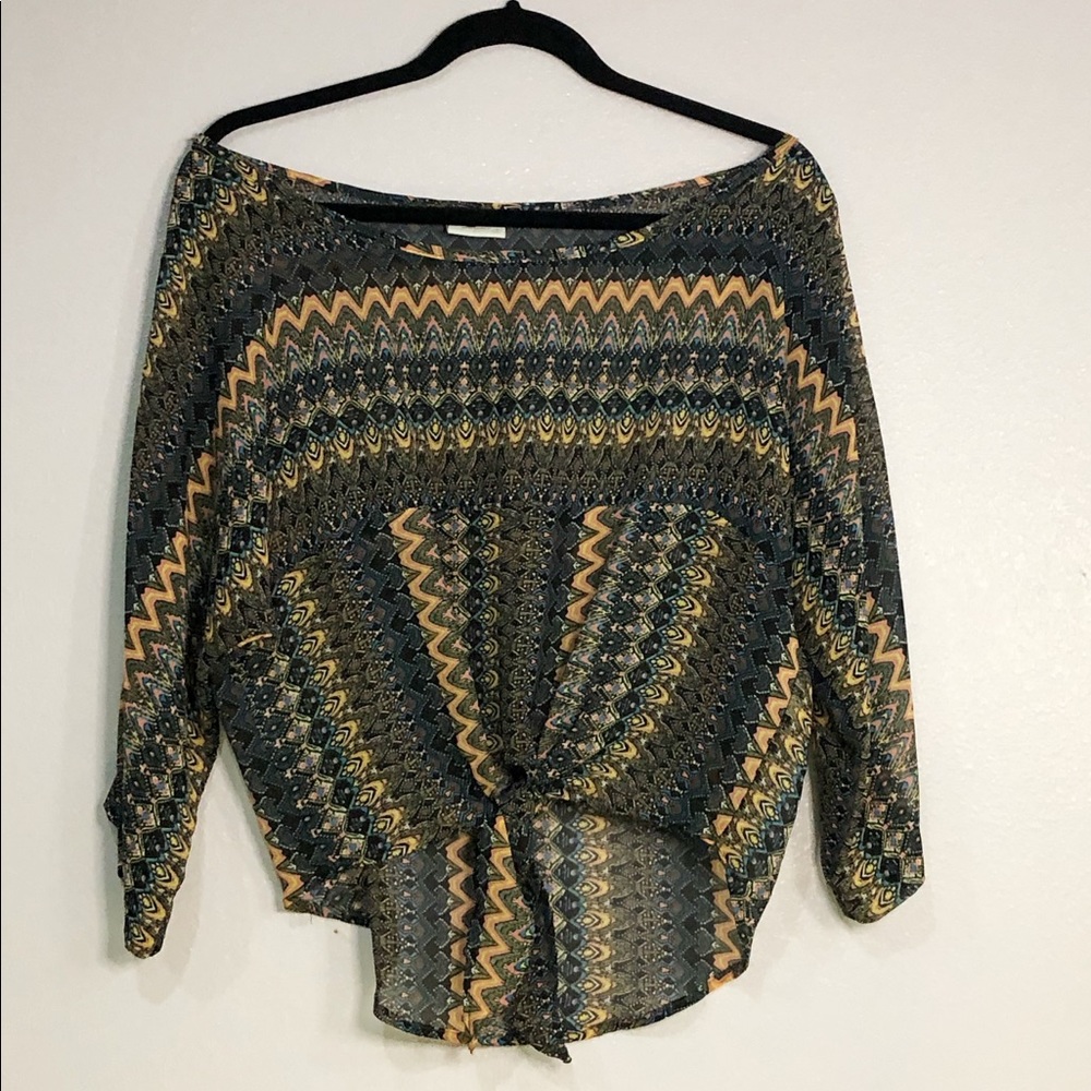 Lucy Love Bohomeian tie top